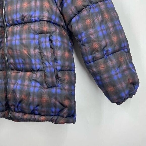 BP Multicolor Plaid Puffer Jacket - Picture 3 of 10